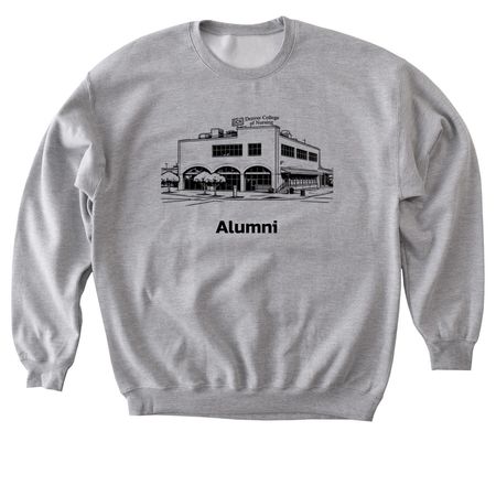 Denver College of Nursing Alumni, a Sport Grey Softstyle Crewneck Sweatshirt