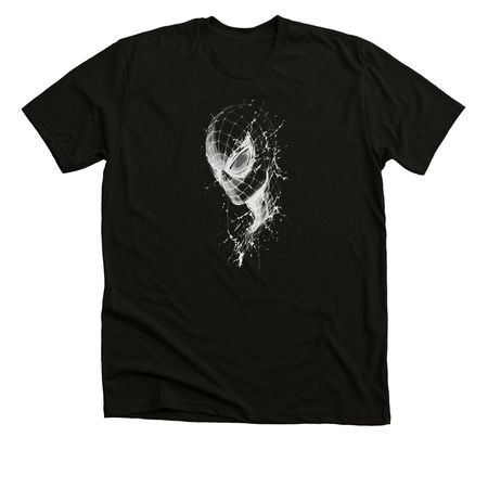 Spider Tattoo Negative&nbsp;, a Black Heather Premium Unisex Tee
