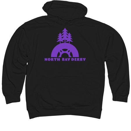 NBD Black Sweatshirt, a Black Midweight Pullover Hoodie