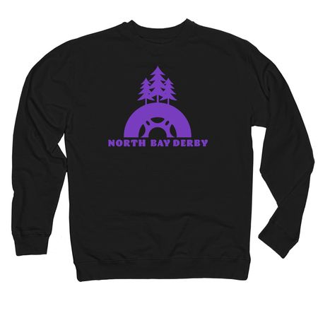 NBD Black Sweatshirt, a Black Midweight Crewneck Sweatshirt
