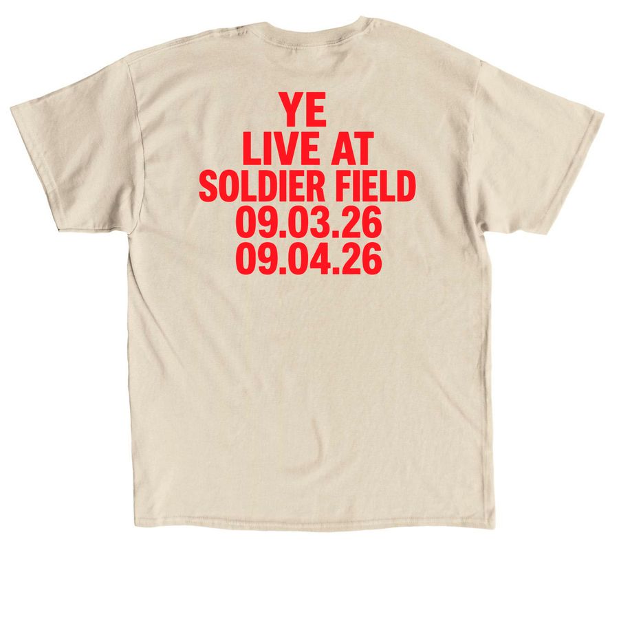 Ye Merch Chicago, a Sand Classic Unisex Tee
