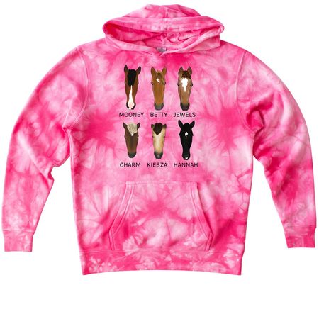 Youth 2026 Sessions 1 & 2 Herd Apparel, a Pink Youth Tie Dye Pullover Hoodie