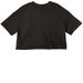 Woman Noun Adult Human Female Merch, a Black Women?s Cropped Cotton Tee (back-view)