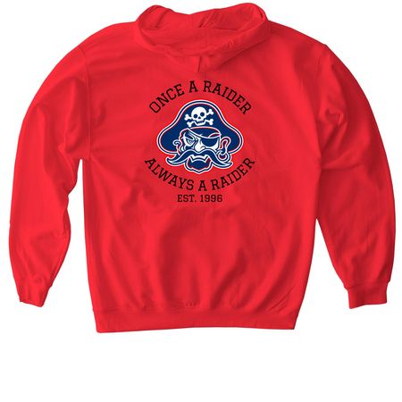 FHS Class of '96 Reunion, a Red Gildan Softstyle Pullover Hoodie