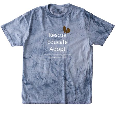 Rescue. Educate. Adopt., a Ocean Comfort Colors Colorblast Tee