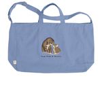 Tom-Tom & Hallie Tote Bags, a Elemental Blue Reclaimist G2G Tote Bag (back-view)