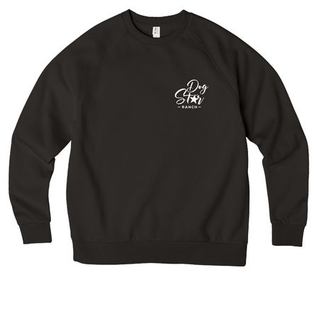 Dog Star Ranch Water Feature, a Deep Black Allmade Organic CVC Crewneck Sweatshirt