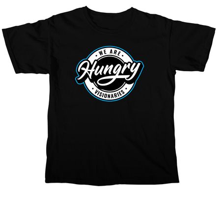 We ARE Hungry Visionaries, a Black Comfort Colors Unisex Tee
