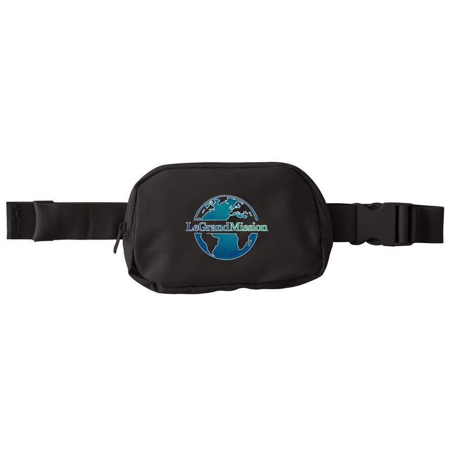 Hip Pack, a Deep Black Matte Hip Pack