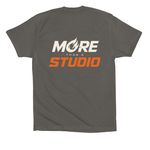 Catalyst ? More Than a Studio, a Asphalt Premium Cotton Tee (back-view)