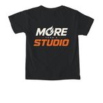 Catalyst ? More Than a Studio, a Black Comfort Colors Youth Tee (back-view)