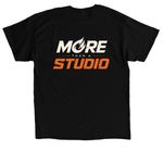 Catalyst ? More Than a Studio, a Black Classic Unisex Tee (back-view)