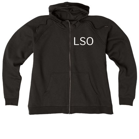 Spring herd 2026, a Deep Black Allmade Women?s Organic CVC Zip-Up Hoodie