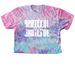 Grateful modular bright, a Cotton Candy Women's Tie Dye Cropped Tee