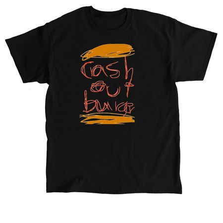 Crash Out Burger Merch!, a Black Classic Unisex Tee