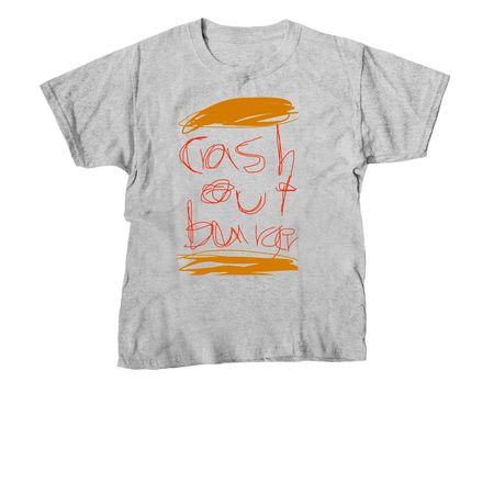 Crash Out Burger Merch!, a Sport Grey Youth Unisex Tee