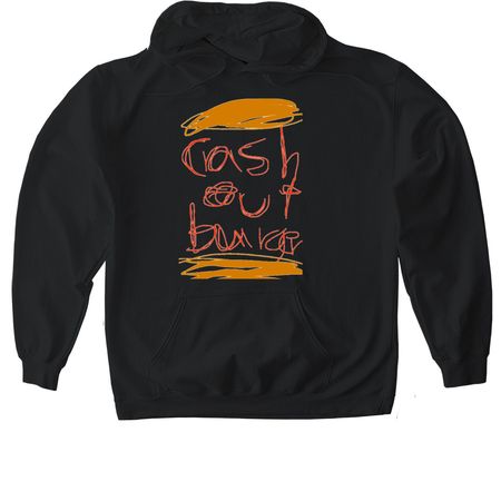Crash Out Burger Merch!, a Black Gildan Softstyle Pullover Hoodie