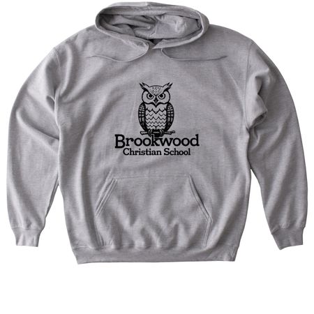 BCS: Owls, a Sport Grey Gildan Softstyle Pullover Hoodie