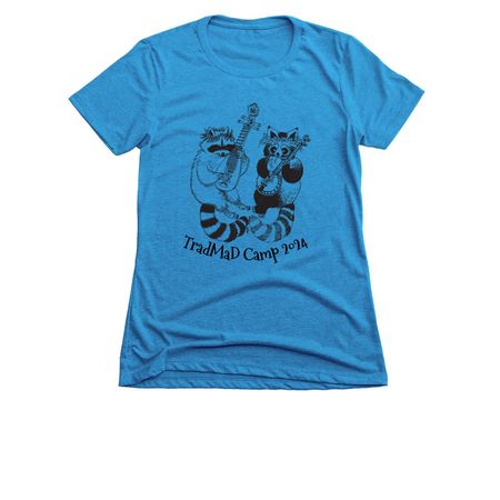 TradMad Camp 2024, a Turquoise Women's Slim Fit Tee