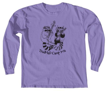 TradMad Camp 2024, a Violet Comfort Colors Long Sleeve Tee