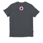Kids Deserve Dads: Shared Parenting Tee, a Terrain Grey Allmade Organic Cotton Unisex Tee (back-view)