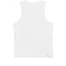 Minimal PsyD Tank, a White Premium Cotton Tank (back-view)