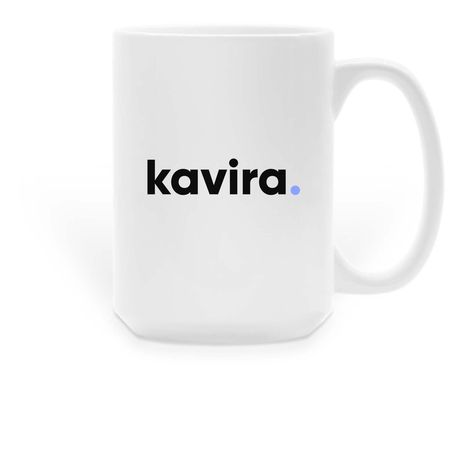 Kavira Mug, a White Large Coffee Mug
