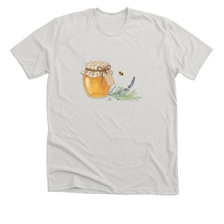 Local Honey, a Heather Cement Premium Unisex Tee