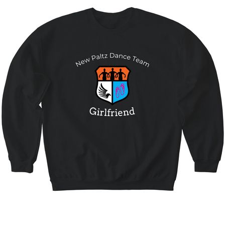 GIRLFRIEND MERCH, a Black Softstyle Crewneck Sweatshirt