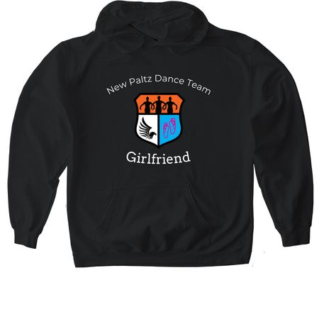 GIRLFRIEND MERCH, a Black Gildan Softstyle Pullover Hoodie
