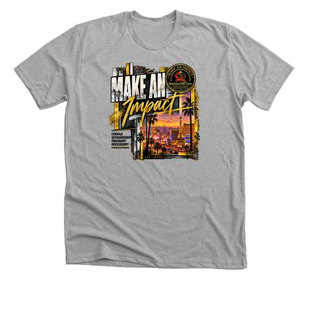 Make an Impact | Las Vegas Edition, a Athletic Heather Premium Unisex Tee