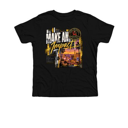 Make an Impact | Las Vegas Edition, a Solid Black Blend Premium Youth Tee
