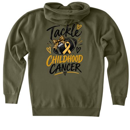 Leopard Tackle&nbsp;, a Army Heavyweight Zip Up Hoodie (back-view)