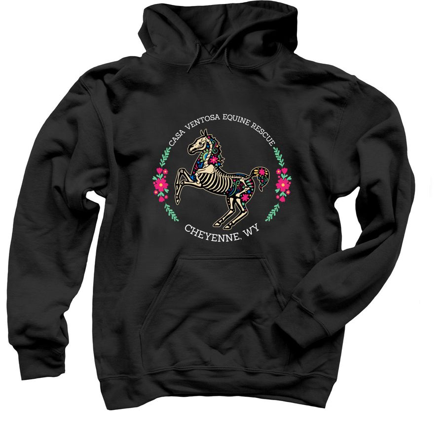 Casa Ventosa Equine Rescue Fall Fundraiser!&nbsp;, a Black Pullover Hoodie