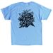 Queer in the Field, a Carolina Blue Classic Unisex Tee (back-view)