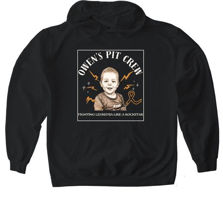 Owen's Pit Crew - Owen's Pic, a Black Gildan Softstyle Pullover Hoodie