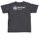African American Leadership Society Apparel, a Graphite Comfort Colors Unisex Tee (back-view)