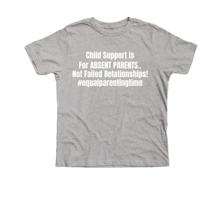 Child Support - Parents, a Athletic Heather Premium Youth Tee