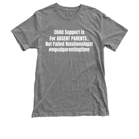 Child Support - Parents, a Premium Heather Triblend Unisex Tee
