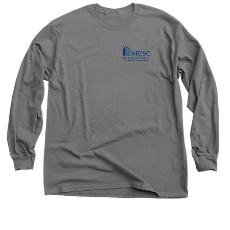 TRANSPLANT TEAM, a Charcoal Classic Long Sleeve Tee