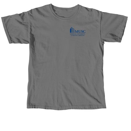 TRANSPLANT TEAM, a Grey Comfort Colors Unisex Tee