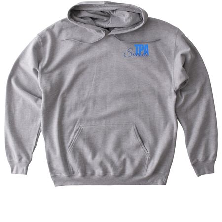 AMI Sunset, a Sport Grey Gildan Softstyle Pullover Hoodie