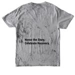 2nd Act, a Smoke Comfort Colors Colorblast Tee (back-view)