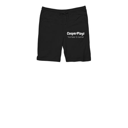 CooperPlays Shorts, a Black Midweight Fleece Shorts
