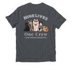 Join the Crew. Save a Life.&nbsp;, a Terrain Grey Allmade Organic Cotton Unisex Tee (back-view)