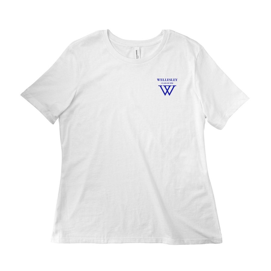 White Spinster Tartlets (Women's Cut), a White Women?s Relaxed Cotton Tee