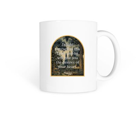 Awaken Delight Mug, a White Coffee Mug