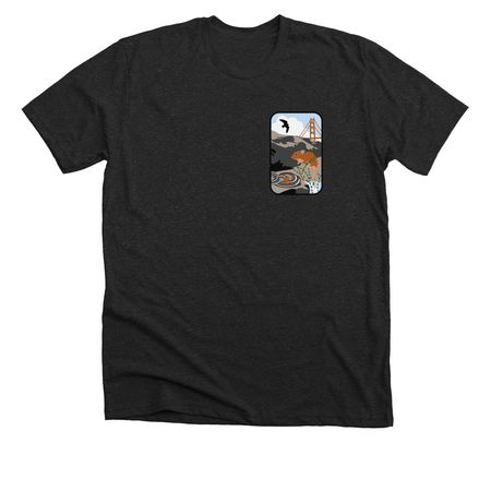TWS Foothill yellow-legged frog, a Dark Grey Heather Premium Unisex Tee