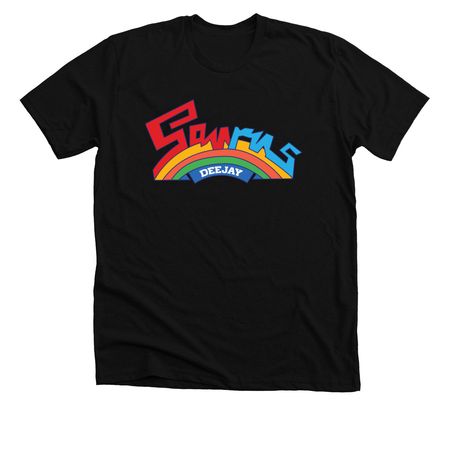 Salsaurus, a Solid Black Blend Premium Unisex Tee