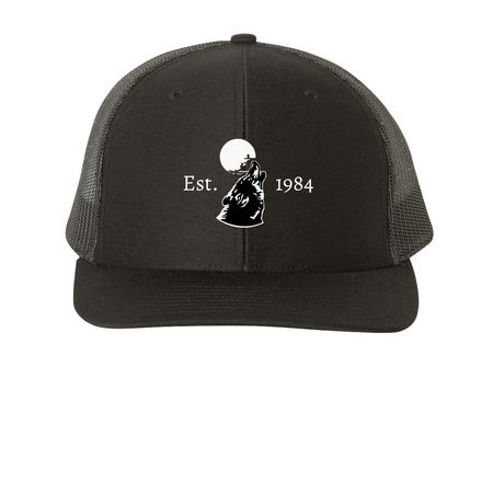 The Cover, a Black Printed Snapback Trucker Cap